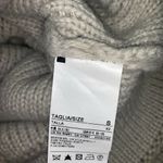 Sisley Womens Long Sweater Coat Size S Beige Button Front Boho Fringe Italy Photo 7