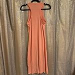 Volcom  Stonelight Clay Peach Orangey Racerback Midi Maxi Dress Med Flawed Photo 1