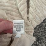 EXPRESS Velvet Textured Cream Cardigan Sz M Photo 8