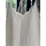 J Crew Womens 4 Scallop Crepe Cami Lined Tank Top Ivory White Adjustable Straps Photo 6