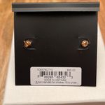 Coach NWT Gold Halo Stud Earrings Photo 2