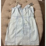 36.5 Floral Embroidered Lace Up‎ Mini Dress Photo 8