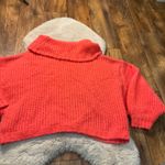 Pilcro ‎ Zamora Sweater Size XL Coral Oversized Knit Womens Anthropologie Cowl Photo 8