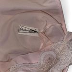 Vintage 1980s coquette baby pink maxi lingerie dress with lace trim Photo 3