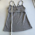 Lululemon tank top Just Breathe Strappy Heather Gray Women’s Size 6 Activewear Photo 9