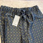 Antonio Melani Wide Leg Pants in Blue and Gold Photo 4