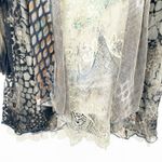 Kamana Womens Lagenlook Boho Whimsigoth Dark Long Sleeve Blouse Cardigan Size L Black Size L Photo 2