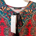 Urban Coco NWT  Bohemian Multicolor Paisley Women's sheath dress size XL Photo 1