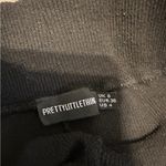 Pretty Little Thing  High Waist Structured Snatched Ribbed Leggings Black US 4 Photo 11