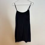 Abercrombie & Fitch Black Ruched Mini Slip Dress with Straps Size Small Photo 4