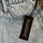 BLANK NYC Womens Overflap Fly Denim skirt Light blue Wash Sz 26 Photo 2