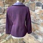 Portrait Quilted Purple Jacket Photo 5