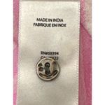 Luxurious Cozy Fabrics Pink White Striped Long Sleeve Button Down Womens Shirt M Size undefined Photo 5