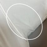 Urban Outfitters  Blouse White Semi-Sheer Long Sleeve FLAWS Size Medium Women Top Photo 6