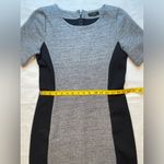 J.Crew  Color block stretch Sheath Black and Grey Dress. short sleeve,size S Photo 3