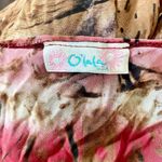 Early 2000's Red Pink Purple Tie Dye Whimsygoth Sheer Mesh Flare Sleeve Top S M Photo 6