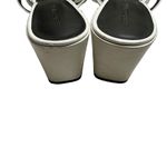Rebecca Minkoff  White Leather Iron Studded Slide Heeled Sandal‎ - SZ 8.5 Photo 7
