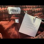 Pistola Black Red Cherry Tiger Print Drawstring Lounge Sweatpants Size Small NWT Photo 4