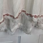 Free People  Embroidered Diamond V-Neck Tank Top W-658 Size S Photo 3