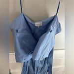 Milly  Strapless Dress in Light Blue Photo 1