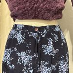 Kathie Lee Collection Vintage  Back Slit Midi Farm Skirt 14 Rayon Made in USA 90s Photo 6