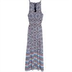 Athleta  Island Life Maxi Dress XXS Multicolor Boho Pockets Built-in Bra Slit Photo 2