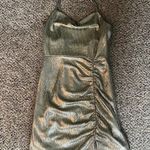 Speechless Gold Mini Dress Photo 0