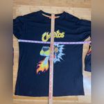 Forever 21  X CHEETOS Flaming Hot Long Sleeve Shirt,Black Flame Sleeves|Size:S Photo 6