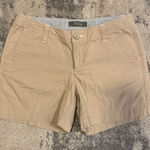 Natural Reflections  Women’s  Beige Flat Front Shorts Photo 0