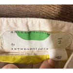 Anthropologie Colorful Clip Dot Boho Wide Leg Trouser Pants Sz 2 Cotton Coastal Photo 5