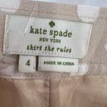 Kate Spade  Polka Dot Circle Skirt Beige Size 4 Photo 3