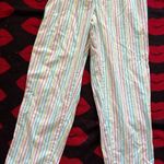 Vintage 80s you babes multicolor rainbow stripes pants XS Size 24 Photo 2