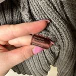 525 America  Women's Grey Chunky Knit Open Front Cardigan Small Photo 1