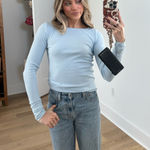 Amazon Long Ribbed Sleeve top Photo 0