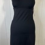 Athleta New! Scoop Swim Workout Mini Dress in Black Size XS Beach Gym Run NWT Photo 2