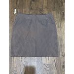 Talbots ‎ Brown And What Pinstripe Pencil Skirt Size 18 Italian Fabric Career Photo 2