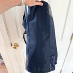 Tory Burch Leather-Trimmed Navy Ella Tote bag Women’s Size L Photo 13