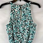 Vince Camuto Sleeveless High Neck Tie Waist Capri Jumpsuit 4 Photo 4