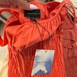 Majorelle : Vanna mini dress in coral Photo 2
