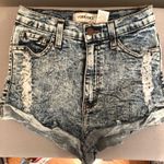 Urban Outfitters High Waisted Distressed Jean Shorts Photo 0