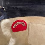 Jane August Metal Suede Convertible Evening Bag Dark Grey Gray Photo 7