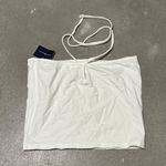 Brandy Melville white key hole halter top Photo 0