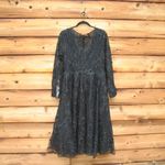 Mac Duggal 204041 Long Sleeve Floral Embellished Cocktail Dress Photo 9