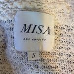MISA Los Angeles  Cotton Linen Open Cardigan Fringe Shag Sweater Size Small Photo 7
