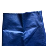 Vintage SMALBY Royal Blue Leather Pants Trousers Made in Italy Women's Sz 42 EU Photo 12