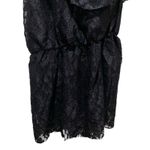 Ali & Kris  One Shoulder Lace Ruffle Top Black Size Small Photo 1