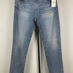 AG Adriano Goldschmied Light Blue Prima Cigarette Ankle Jeans Photo 0