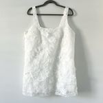 ZARA  ZW Collection Embroidered Short Dress Bloggers Favorite ‘24 Oyster White XL Photo 1