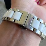 Anne Klein Watch Swiss Mother of Pearl Large Rhinestone Photo 6