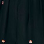 Farm Rio NWT Black Jumpsuit Mirror Embroidered Beaded Details Long Sleeve Large Photo 5